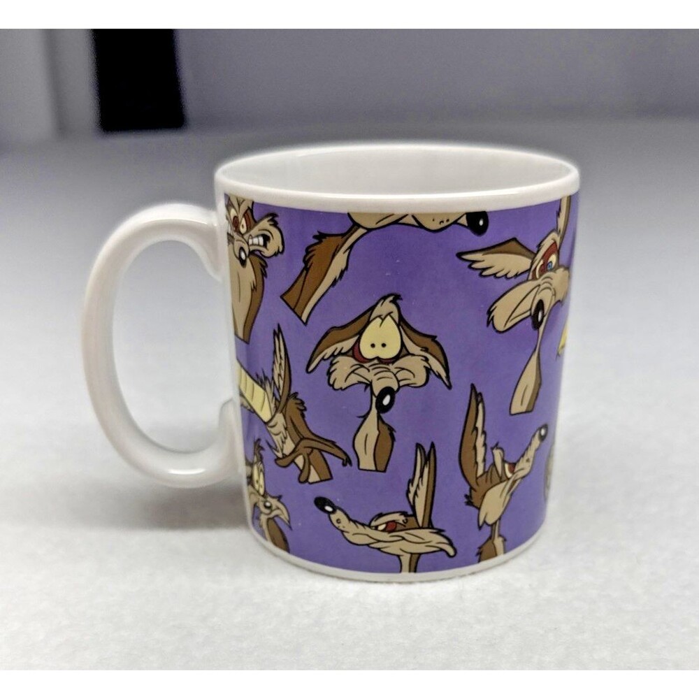 Applause 1994 Wile E Coyote Mug Warner Bros Looney Tunes Coffee Cup Vintage